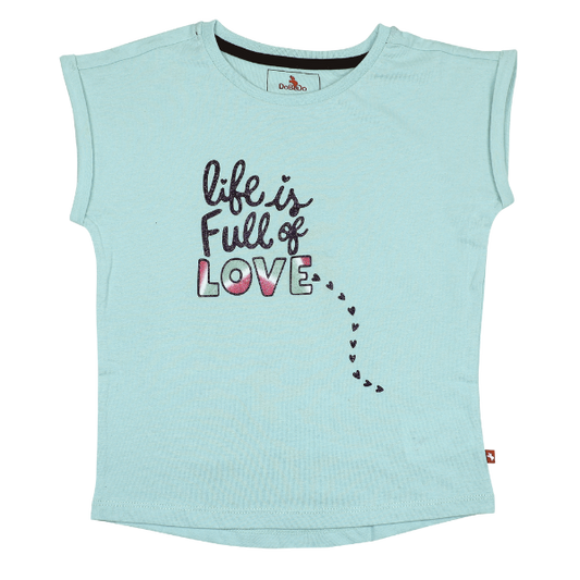 Girls Short Sleeve T-shirt - Full of Love